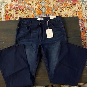 KanCan Deep Blue Flare Jeans